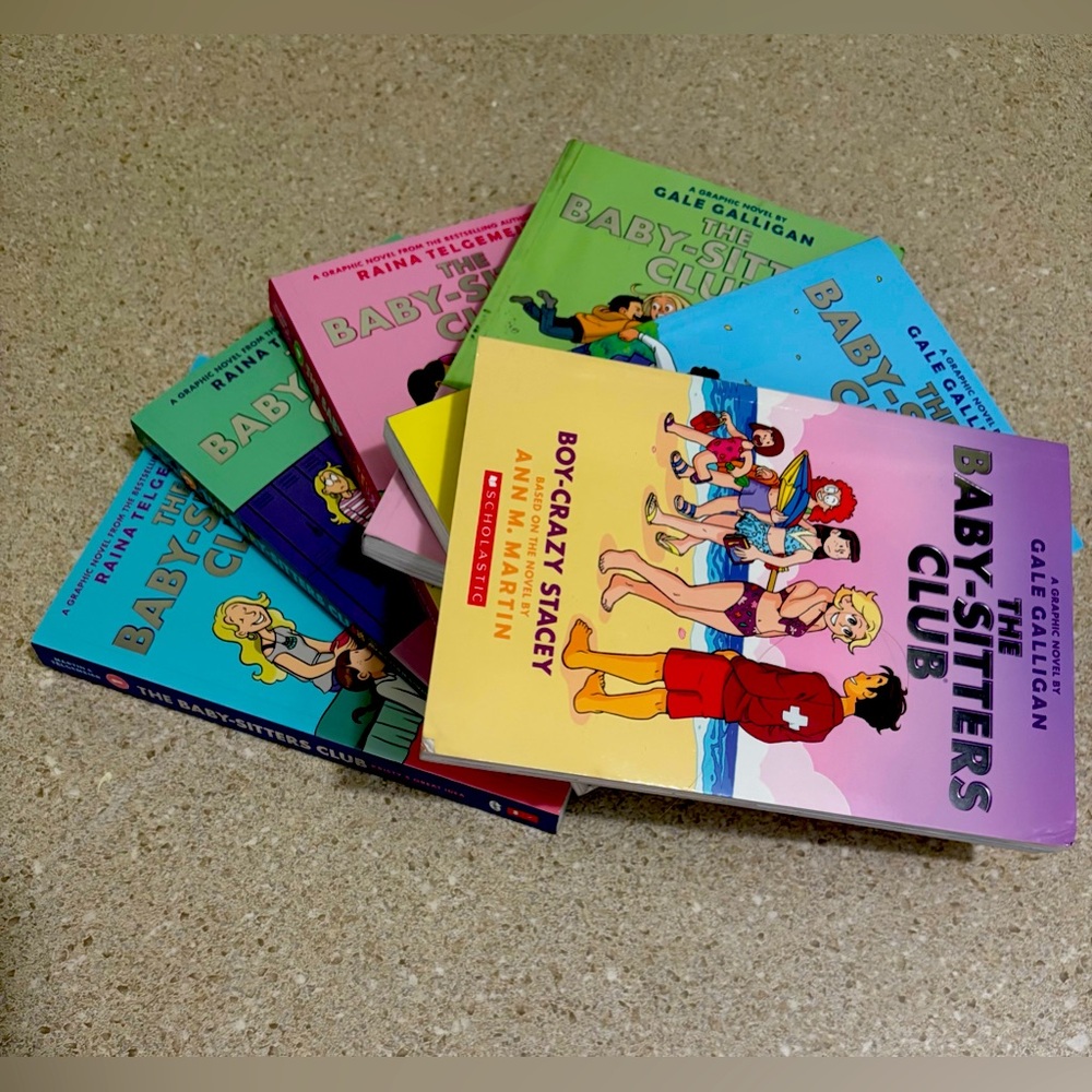 The Baby-Sitters Book Set by Ann M. Martin, books 1,3,4,5,6,7.